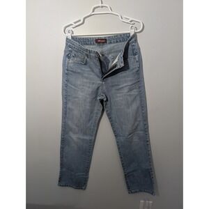 Lee‎ Riveted 5 Pocket Straight Leg Jeans Womens Size 9 Distressed